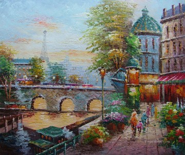 Paris Painting - yxj038fB impressionism Paris scenes